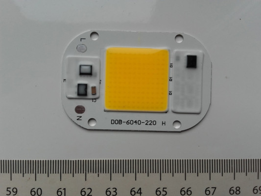 Naświetlacz LED COB chip AC230V, 20W, 3500K, led do uprawy lub akwariu