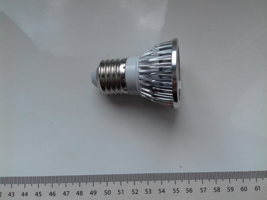 Żarówka LED COB 3,5Wat E27 230V światło skupione punktowe, bez ściemni
