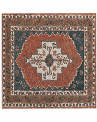 Dywan Kolorowy 200 x 200 cm Wełna