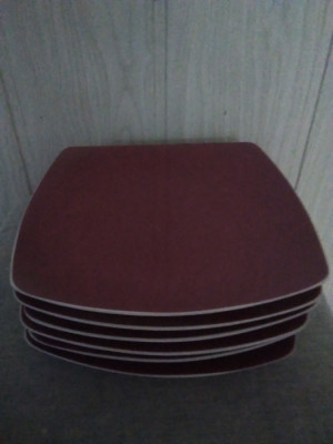 Komplet 6 talerzy porcelanowych