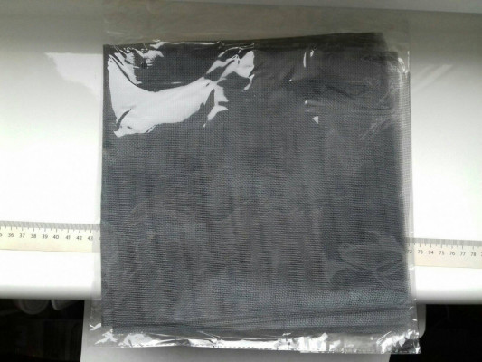 Siatka okienna przeciw komarom, przeciwkurzowa, 1mmx1mm, szara, 150cmx