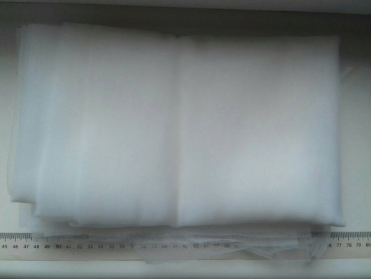 Siatka przeciwkurzowa 100x100cm drobna, nylonowa, biała 80mesh, szerok