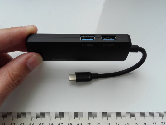 HUB USB-C, 3.0, 2.0, microSD, SD, 5w1, w pudełku, YC-909C, NOWY