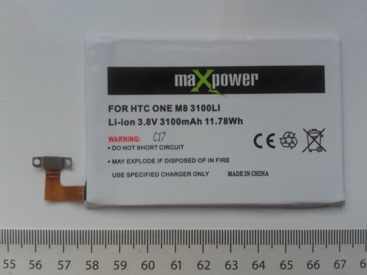 Akumulator do HTC ONE M8 3100LI, 3100mAh, używana