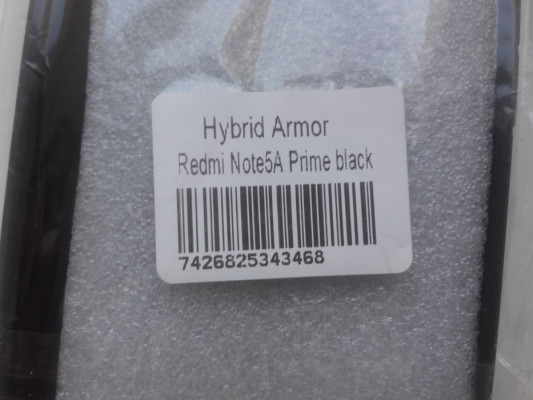 Etui do smartfona Redmi Note5A Prime, kolor black, Hybrid Armor 742682