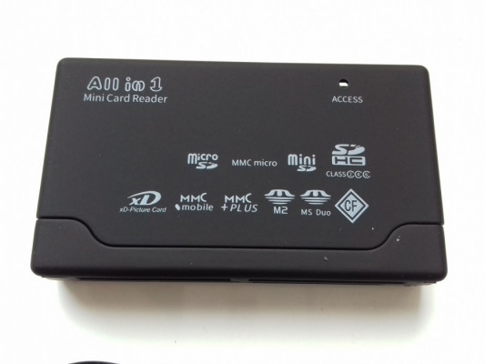 Czytnik kart 6w1, microSD, MMC, SD, XD, CF, MS Duo, M2, USB, NOWY czar