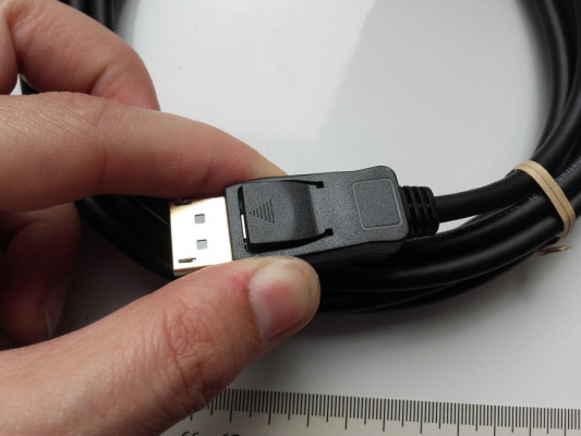 Kabel DisplayPort, DP 1.2, 3m, UltraHD 4K 2160p 3m, czarny