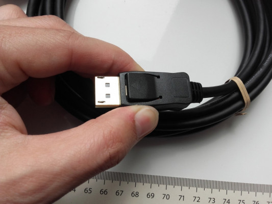 Kabel DisplayPort, DP 1.2, 3m, UltraHD 4K 2160p 3m, czarny