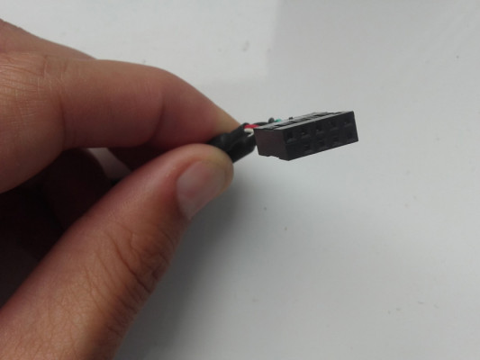 Adapter przejściówka USB 2.0 na USB 3.0 na płycie głównej, 15cm, używa