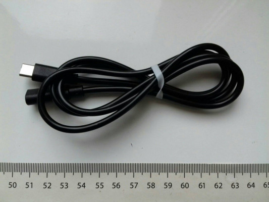 Przedłużacz kabla USB-C, 100cm, 1m, NOWY, czarny, PL014295109