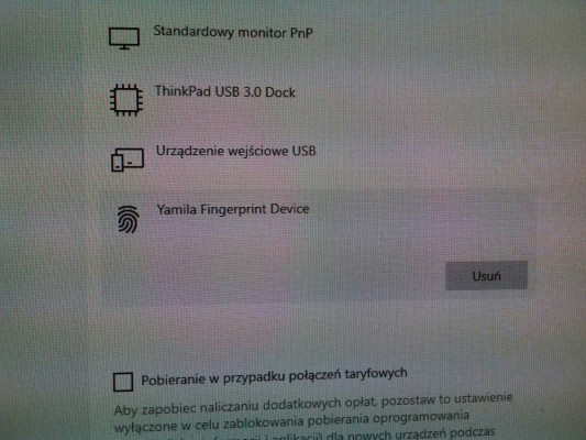 Czytnik linii papilarnych USB, Windows Hello Fingerprint NOWY FT101 V1