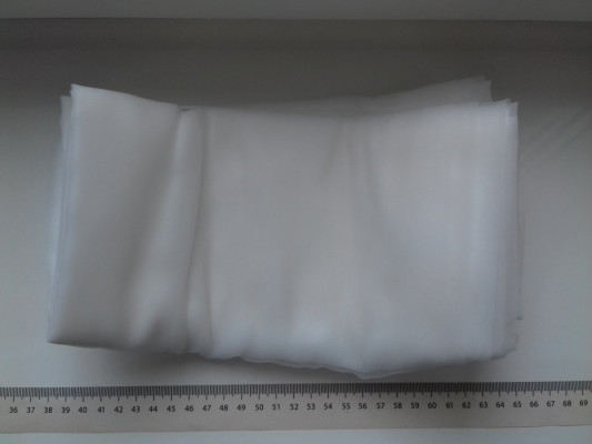 Siatka przeciwkurzowa 100x100cm drobna, nylonowa, biała 80mesh, szerok