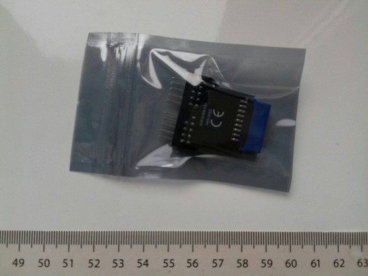 Adapter przejściówka rozdzielacz z USB 3.0 na 2xUSB 2.0 na płycie głów