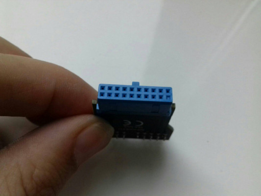 Adapter przejściówka rozdzielacz z USB 3.0 na 2xUSB 2.0 na płycie głów