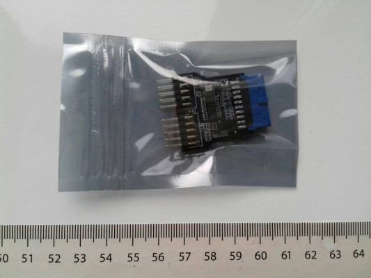 Adapter przejściówka rozdzielacz z USB 3.0 na 2xUSB 2.0 na płycie głów
