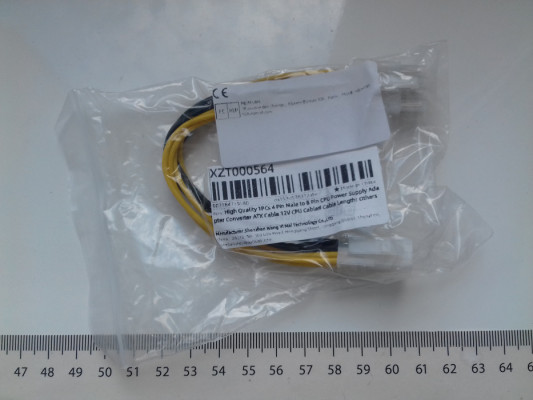 ATX EPS CPU z 4Pin męski na 8Pin żeński, EPS Adapter kabla zasilająceg