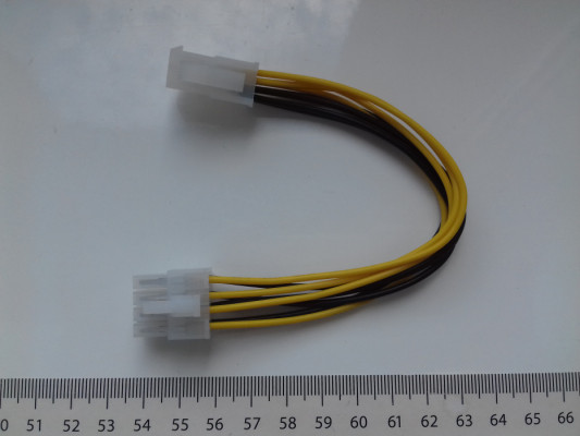 ATX EPS CPU z 4Pin męski na 8Pin żeński, EPS Adapter kabla zasilająceg
