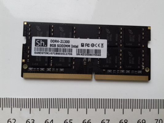 Sh. DDR4 8GB, PC4 2666, RAM laptopowy, SO-DIMM Intel, Micron, przetest