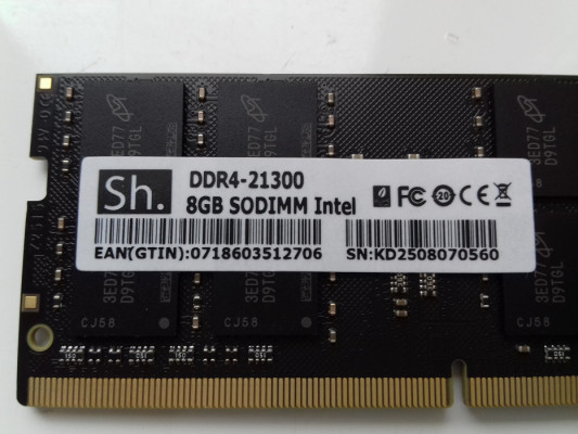 Sh. DDR4 8GB, PC4 2666, RAM laptopowy, SO-DIMM Intel, Micron, przetest