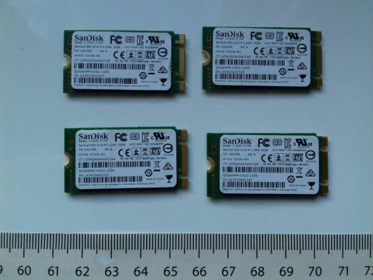 Dysk SSD 32GB M.2 SATA, SanDisk U110 2242, 3.3V 0.35A