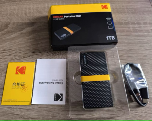 KODAK przenośny dysk 256,512, GB 1 TB SSD X200