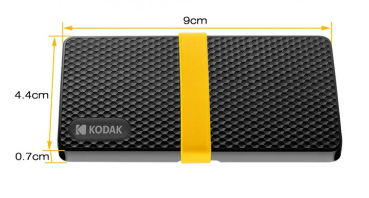 KODAK przenośny dysk 256,512, GB 1 TB SSD X200