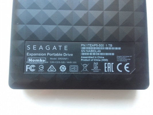 Obudowa SEAGATE dla dysku 2,5cala, Expansion Portable Drive, używane,