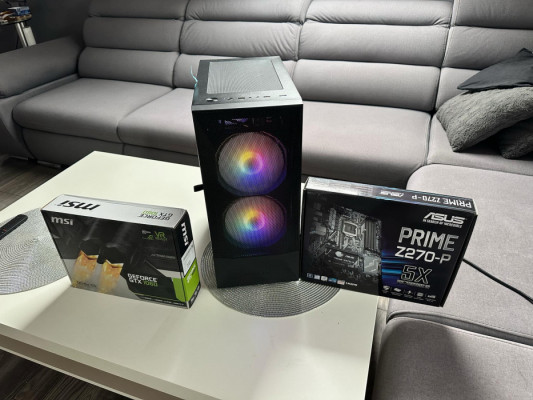 Komputer Gamingowy RGB i5 - 7400, gtx 1060 6GB, 16gb ram ddr4 ssd +hdd