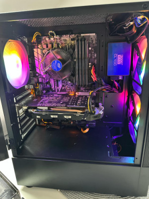 Komputer Gamingowy RGB i5 - 7400, gtx 1060 6GB, 16gb ram ddr4 ssd +hdd