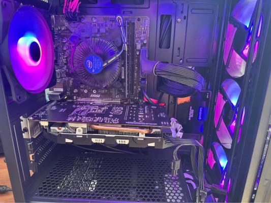 Komputer Gamingowy RGB i5-8400, gtx 1060 6GB, 16gb ram ddr4 ssd +hdd I