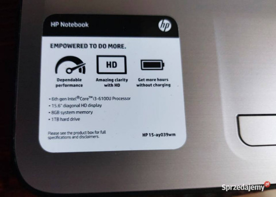 Polecam Okazyjnie Laptop HP-HD- Pro Book Intel Core