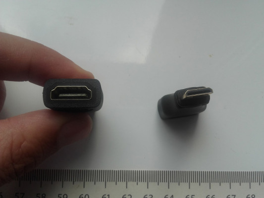 MiniHDMI Adapter do HDMI, Mini HDMI wtyk męski do HDMI żeński