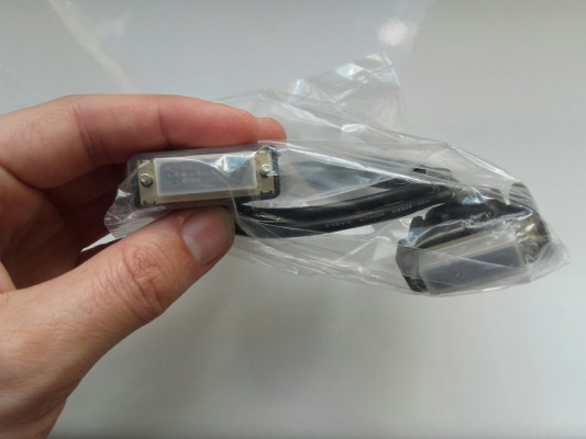 Kabel DVI-DVI 1m, kolor czarny NOWY w woreczku 24+1