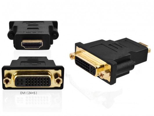 DVI 24+5 HDMI Adapter, HDMI - DVI Kable, Converter 1080P, HDMI wtyczka