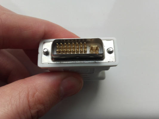 Adapter DVI-I 24+5 do VGA(D-SUB) dla monitorów konventer, przejściówka