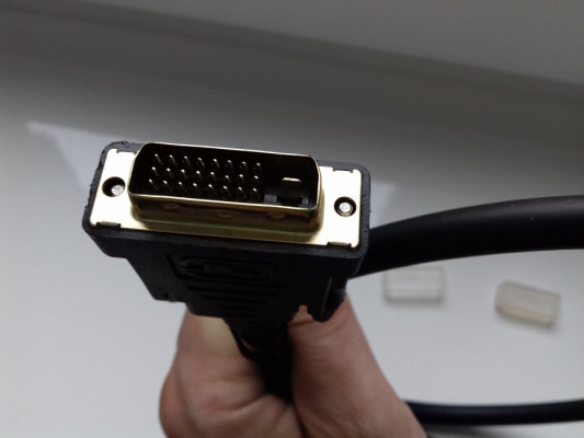 Kabel AmazonBasic DVI-D Dual Link, 24+1, 90cm, 0,9m, kolor czarny, Now