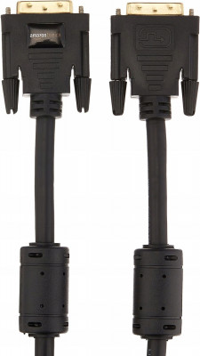 Kabel AmazonBasic DVI-D Dual Link, 24+1, 90cm, 0,9m, kolor czarny, Now