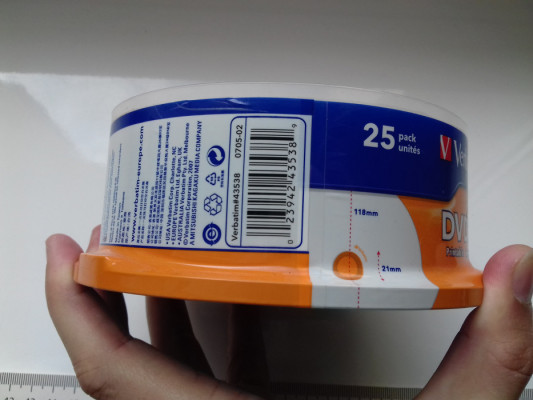Nierozpakowane, nowe płyty DVD-R Verbatim opakowanie 25sztuk, 4,7GB, 0