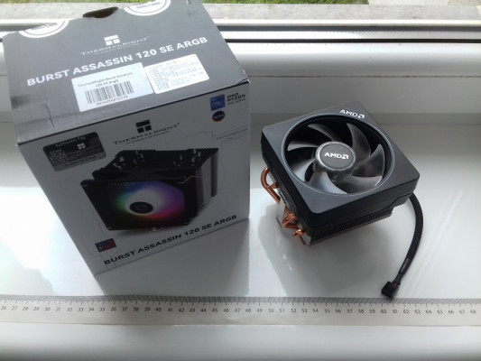 AMD Wraith Prism chłodzenie RGB, AM4 AM5, w pudełku zamiennym od Therm