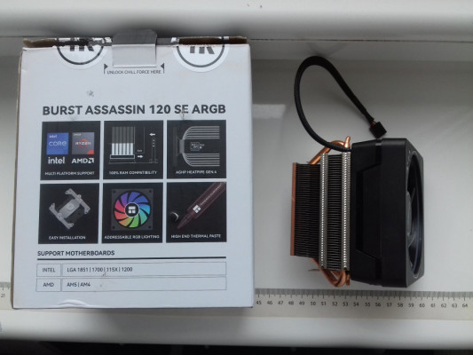 AMD Wraith Prism chłodzenie RGB, AM4 AM5, w pudełku zamiennym od Therm