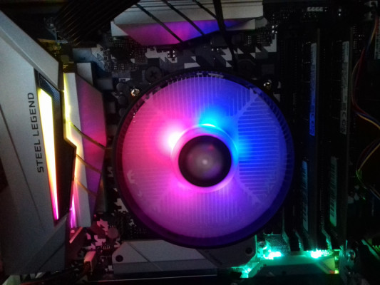 KRUX Integrator RGB AMD 92mm, chłodzenie AM4, AM5, 85W, ARGB, KRX0093,