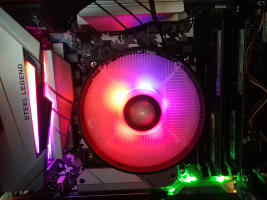KRUX Integrator RGB AMD 92mm, chłodzenie AM4, AM5, 85W, ARGB, KRX0093,