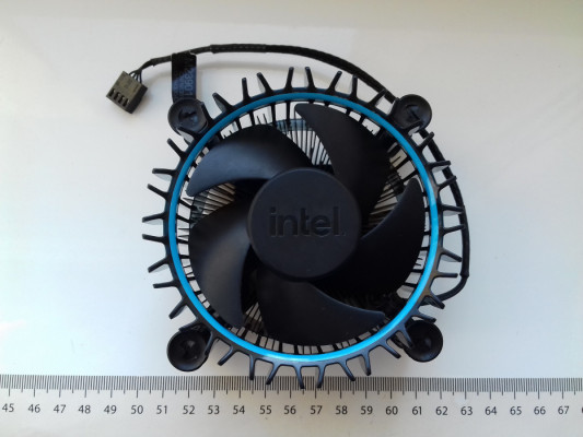 BOX Intel Laminar RM1 Cooler, 12th, 13th, 14th, PWM, 4pin, 65W, miedzi