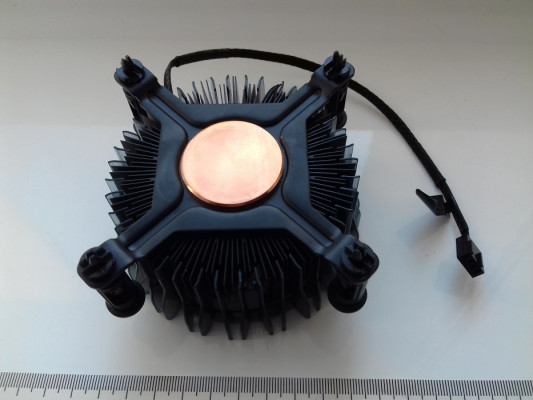 BOX Intel Laminar RM1 Cooler, 12th, 13th, 14th, PWM, 4pin, 65W, miedzi