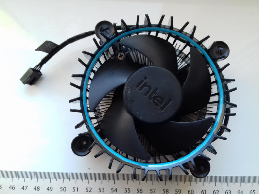 BOX Intel Laminar RM1 Cooler, 14th, 13th, 12th, PWM, 4pin, 65W, miedzi