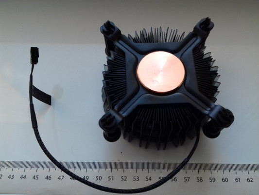 BOX Intel Laminar RM1 Cooler, PWM, 4pin, 65W, 14th, 13th, 12th, miedzi