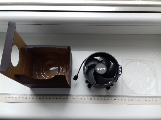 Chłodzenie AMD Wraith Stealth, AM5 AM4, Nowe w pudełku, Ryzen3,5,7, ma