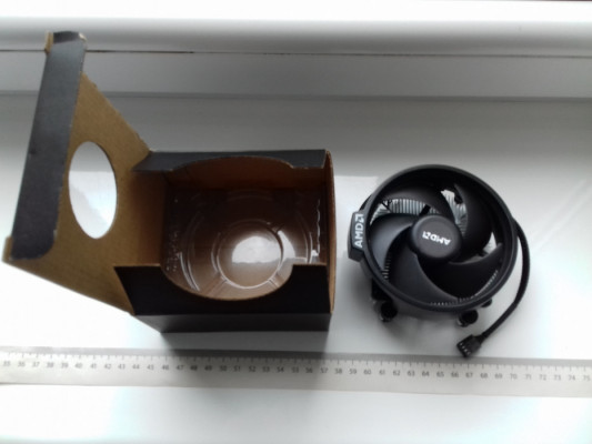 Chłodzenie AMD Wraith Stealth, AM4 AM5, używane w pudełku, Ryzen3,5,7,