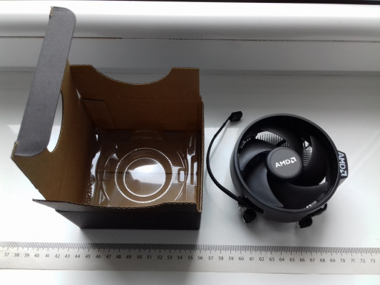 Chłodzenie Wraith Stealth, AM4 AM5, używane w pudełku, Ryzen3,5,7, max