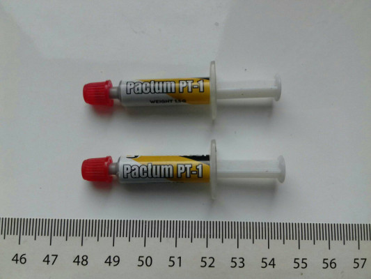 Pasta termoprzewodząca SilentiumPC Pactum PT-1, 1.5g, napis pionowy